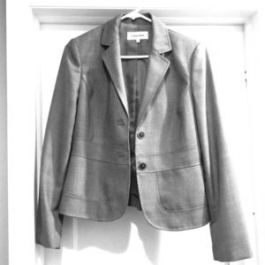 Gray Calvin Klein Size 6 Suiting-EUC!